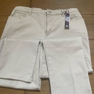 New Gloria Vanderbilt Beige Jeans
